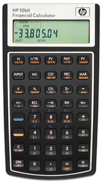 Calculatrice financière HP 10bII (volume francais/anglais)