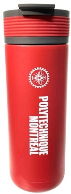 Bouteille thermos "Aspen" Rouge 600ml BF27 Polytechnique Montréal
