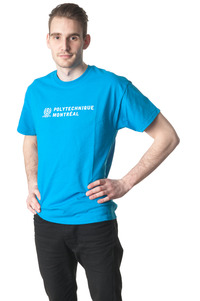 T-shirt Bleu caraïbes (small) Homme Polytechnique
