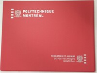 Pochette en vinyle pour diplôme de l'École Polytechnique