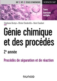 Génie chimique et des procédés, 2ième Année