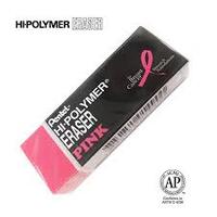 Efface Pentel Rose Hi-Polymer "Cance du sein"
