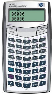 Calculatrice scientifique HP 33s (volume anglais/Francais)