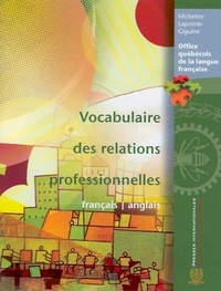 Vocabulaire des relations professionnelles Français-Anglais
