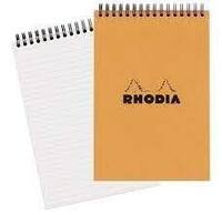 Bloc note spiral "Rhodia" ligné 21x 14.8 cm #16501