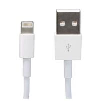 CÂBLE USB MÂLE À LIGHTNING - BLANC - 2 M - Redlink