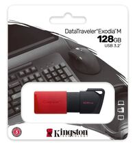 CLÉ USB KINGSTON DATATRAVELER EXODIA - Rouge 128Go