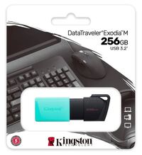 CLÉ USB KINGSTON DATATRAVELER EXODIA - Turquoise 256go