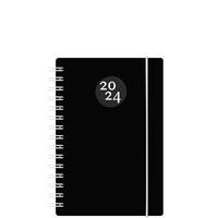 Agenda W.Maxwell 2024 "Euro" noir