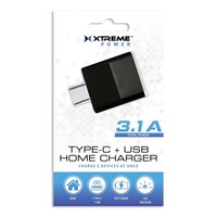 *Chargeur murale 2 ports USB-C + USB-A XTREME 3.1A