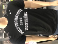T-Shirt Nike Dri-fit Legend XLarge Noir Polytechnique 1873