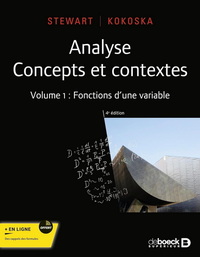 Analyse Concepts et Contexte - Volume 1 4e ed.