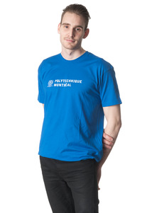 T-shirt Bleu Royal (large)  Homme Polytechnique