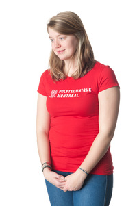 T-shirt Rouge (medium) Femme Polytechnique