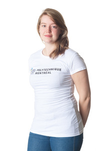 T-shirt Blanc (medium) Femme Polytechnique