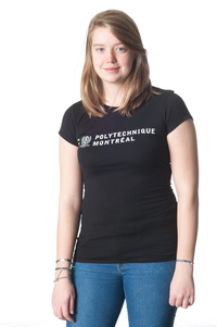 T-shirt Noir (2X-large) Femme Polytechnique